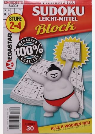 Sudoku Block leicht-mitt. 30/2025