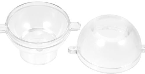 SAFIGLE Stampo per Candele a Forma di Sfera 3D da 7 CM in Plastica Resistente per Candele Profumate Fai da Te Decorazioni Casa Feste e Regali Artigianali