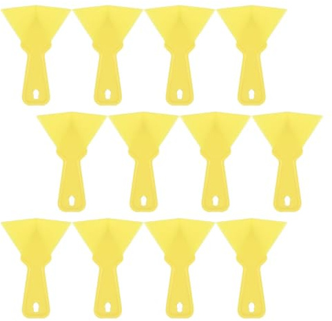 Alipis 12 Piezas de Cuchillos de Plástico para Esquinas Interiores y Exteriores, Herramienta de Esquinas Abs Engrosada, Paleta para Paneles de Yeso y Diatomita, Uso Profesional