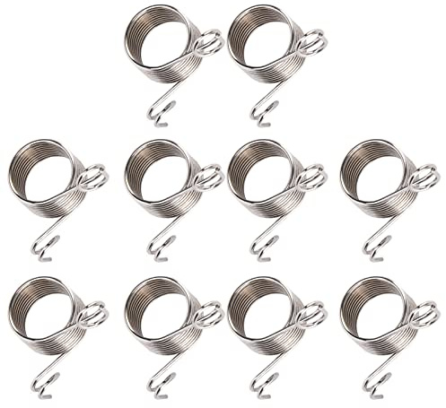 Ycauty Garnguide Stickringar i Rostfritt Stål Liten Volym Lätt Vikt för Stickentusiaster 10 Stycken (Små)