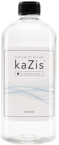 KAZIS® Neutrale Essenz 1000ml – Nachfüllflüssigkeit für Duftlampen – Neutral für katalytische Lampen, zum Verdünnen & Gerüche Neutralisieren