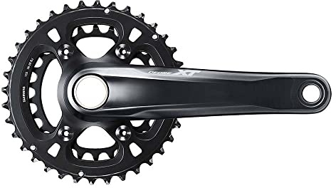 Shimano Deore XT Kettenradgarnitur Schwarz Einheitsgröße