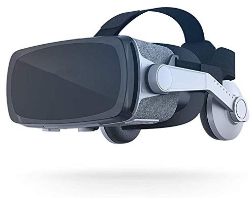 SMSOM Auricolare VR, Occhiali 3D Auricolare virtuale Reality per VR. Giochi e Film in 3D, Sistema di Cura degli Occhi per Gli Smartphone iOS e Android