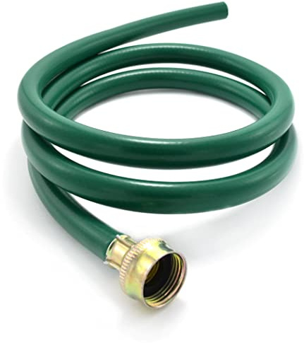 TT FLEX Burst-Proof Dehumidifier Drain Hose – 5 FT Green Rubber, 3/4 FHT, Heavy Duty, Flexible, Leak-Resistant for Efficient Water Drainage,CUPC and NSF-61 Certificated