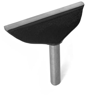 BMWOOD Integrierte 15,2 cm Werkzeugablage mit 16 mm Pfosten mit Länge 80 mm für Drechselmaschinen.