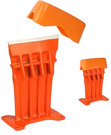 SPEED FORCE Spaccalegna per legna da ardere, senza ascia, 15,2 cm, arancione con copertura di sicurezza