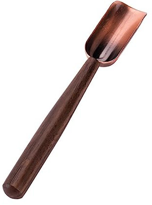 Ciieeo Cuchara De Té Multifunción Para Té Suelto Tamaño Compacto Mango De Madera Maciza Portátil Utensilio Seguro Para Suministros Del Hogar Leche Polvo y Sal