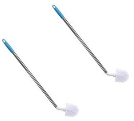 2 Pezzi Spazzola per Bottiglie con Manico Lungo, Bottiglia D'acqua Riutilizzabile da Galloni Spazzola, D'Acqua Spazzola per la Pulizia Della Damigiana con Manico Antiscivolo Spazzola