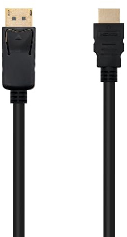 Blendend Cable conversor DP a HDMI, 1.5 m, DP/M a HDMI/M, negro, ideal para conectar dispositivos con diferentes interfaces de video.
