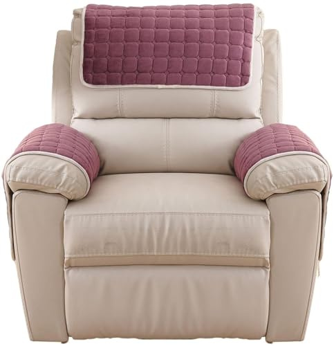 Armlehnenbezüge kopfschutz für couch sofa überzug groß armbezug, sesselbezüge mit armlehne kopfstützenschutz armlehnen organizer arm armrest cover bezug abdeckung 2(1977,Sofa Arm Cover 1 seater)