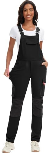 WORK IDEA Damen-Arbeitslatzhose mit guter Dehnbarkeit, vielen Taschen und teilweiser Verwendung von Cordura-Gewebe für erhöhte Abriebfestigkeit, geeignet für Verschiedene Arbeitsumgebungen