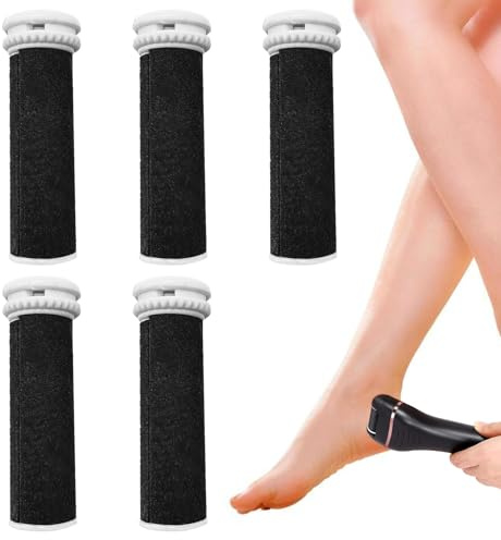 BOULESENM Ersatzrollen, extra rau, Ersatzrollen für Micro Pedi, Ersatzrollen, 5 Stück