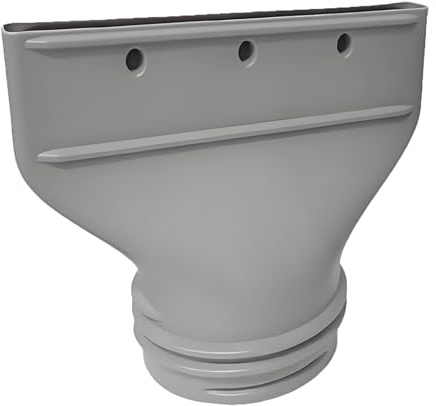 Flacher Klimaanlage Abluftschlauch Adapter, Klimaanlage Schlauch Adapter für 130mm/150mm Durchmesser Abluftschlauch Klimagerät Fenster, für Mobile/Auto Klimagerät, 22 x 25 cm (1)