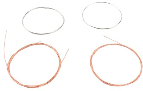 POENVFPO Juego de Cuerdas para Mandolina IRIN M101, Acero Inoxidable Entorchado en Bronce, Calibre .010-.034, Calidad de Sonido Brillante, Rendimiento y Práctica Profesional