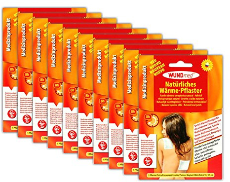 10x Wärme-Pflaster Schmerzpflaster Wärmepads Rücken Schulter Wärmepflaster