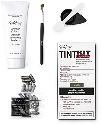 Godefroy Tint Kit grafite nuovo colore per sopracciglia e barba per professionisti