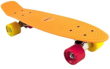 Alert Skateboard 55 cm Neon Oranje