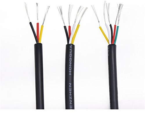 Pangocho Jinchao-Kupferdraht Signaldraht 20AWG 3 4 5 6 Kern, PVC-isolierte Hülle-Leistungssteuerungsleitung, Audio-Lampe des Verstärkers elektrisches Kupferkabel Gerätezubehör
