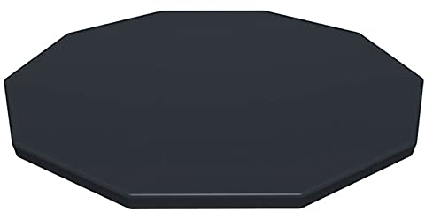 Pool Abdeckplane 10FT 305 cm Schwimmbadabdeckung PVC Halterung Poolabdeckung Aufblasbarer Schwimmbad Beständige Abdeckung Abdeckplane Pool (Color : Black)
