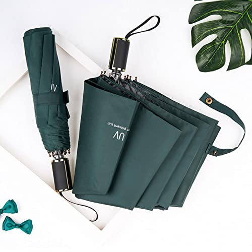 PUYYDS Uv Women'S Folding Umbrella Patio Japanese For Home Sun Protection Waterproof Style Summer House And Garden Beach Rain Children