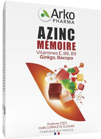 Azinc Boost Mémoire 30 gélules