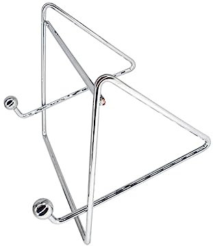 DECHOUS Vertical Style Cookbook Rack Silver Iron Desktop Upright Shelf Kitchen Recipe Book Holder Stand for Home and Restaurant