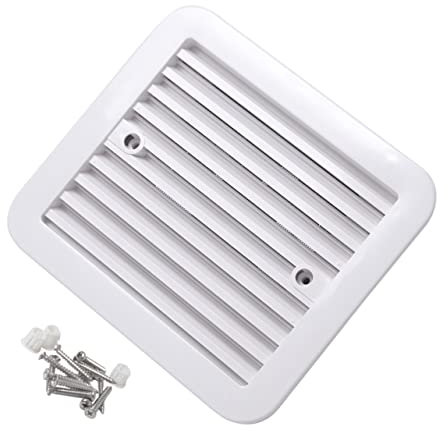 Holibanna Rv Exhaust Fan Silent Ventilation Fan for Bathrooms Kitchens Showers Compact Design Lightweight Easy to Install for Rvs Caravans Ultra-low Noise Operation