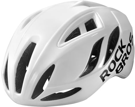 ROCKBROS Casco Bici Uomo e Donna MTB Casco Bicicletta da Strada Caschi Bici Adulti Unisex da Corsa Casco Bici Ventilato e Taglia Regolabile 58-62cm