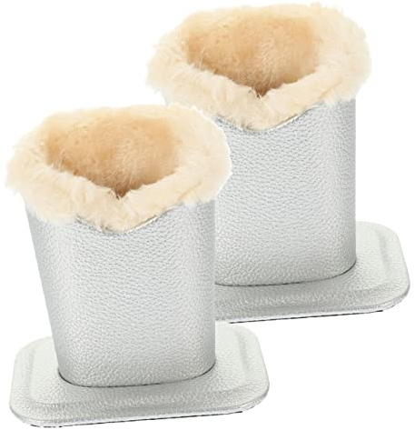 SAFIGLE 2stücke Leder Eyeglass Holder Mit Weicher Plüsch-innenausstattung Für Schreibtisch Schlafzimmer Und Wohnzimmer Stabiler Stand Für Brillen Und Sonnenbrillen