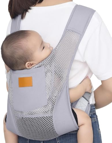 Babytragetuch | Atmungsaktives Babytragetuch | Leichter Schultergurt | Ergonomischer Schultergurt für Babys bis 20 kg | perfekt für Eltern unterwegs