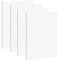 4 lastre acriliche trasparenti A4 – 210 x 297 x 3 mm, in plastica trasparente, spessore 3 mm, piastra in plastica trasparente per decorazione, display, cornici, pittura