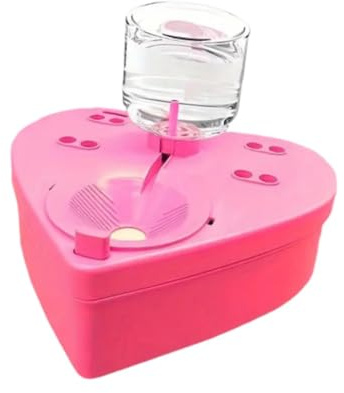 Harilla Paint Cleaning Tool Paint Brush Cleaner Painting Tool Paintbrush Cleaner Washing Container for Artist Beginners Classroom, Pink