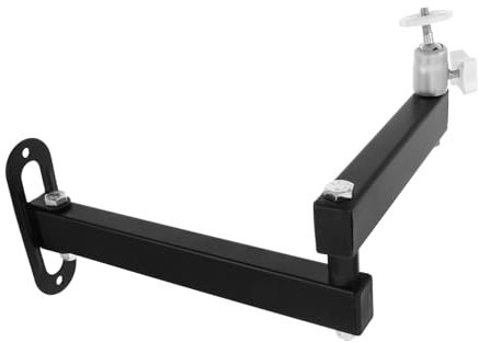 Angoily 360degree Projector Stand Wall Mount Bracket Rotation Adjustable Holder for Home Theater Use Cell Phone Holder Construction