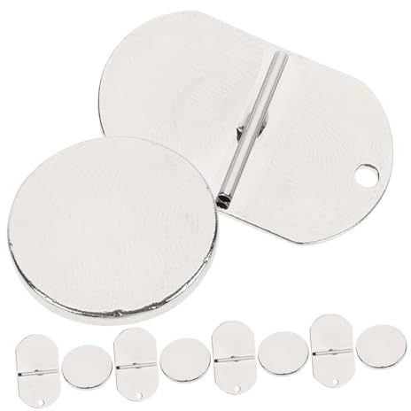 Warmhm Convertisseur De Broche Magnétique Porte-Broche Pour Vêtements 5 Paires De Boucles Réutilisables Pour Broches Léger Et Compact Pour Mariage Fête Anniversaire Et Cadeau