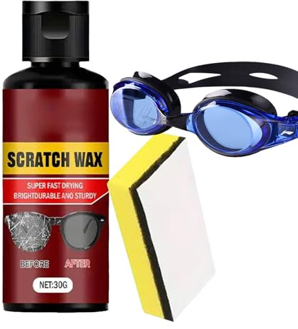 Linsen Kratzer Entferner - Professionelles Kratzerentfernungsmittel für Glas Kunststoff | Effektive Politur Kratzers Reparaturpaste fürR Brillen Kamera Uhren | Kratzeer Entferners - Optische Linsens