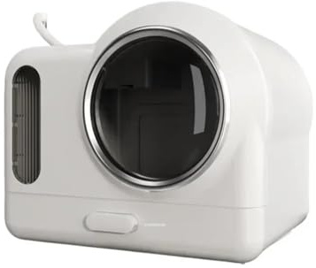 Lettiera for gatti Smart Fresh Air con scarico Deodorante for gattini, lettiera for di grandi dimensioni completamente chiusa, sabbiera for(White)