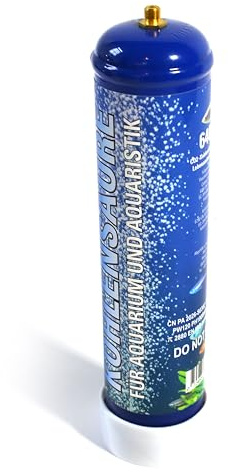 CO2 Einwegflaschen 640g CO2 Kohlendioxid mit M10x1 Gewinde passend für JBL Druckminderer Aquaristik Aquarium