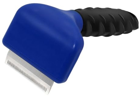 NOLITOY Cepillo para Perros y Gatos para Quitar Pelos de Mascotas Mango Cómodo y Diseño Antideslizante de Metal y Tpr Aseo Diario