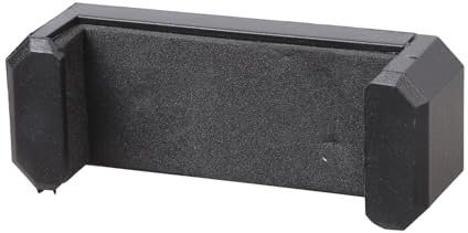 LLINthy Soporte de trípode para teléfono con acolchado de espuma antideslizante, agujeros dobles de tornillo de 1/4 pulgadas para accesorios de fotografía móvil de 4.5 a 7 pulgadas, abrazadera de