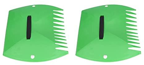 Generic Rastrillos de Mano con Palas de Hojas Grandes, Fáciles de Limpiar y Reutilizables, Paquete de 2, para Herramienta de Limpieza de Hojas Que Caen