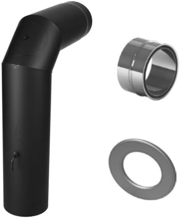 Jeremias Ofenrohr Winkelrohr SET 90° | schwarz | Ø 150 mm