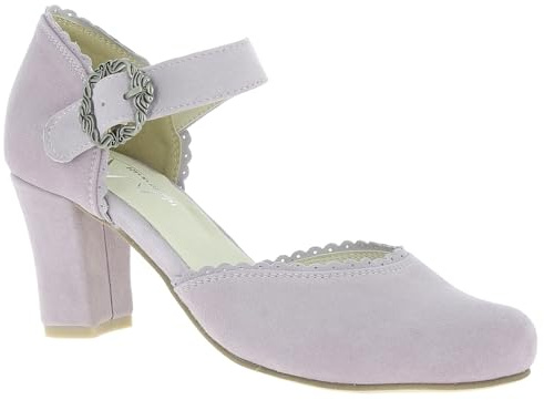 Andrea Conti Damen Trachten Pumps, Bomba Mujer, Color Lila, 39 EU