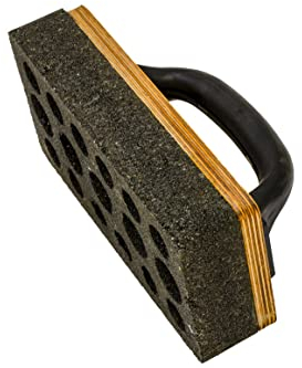 Handelskönig Schleifstein Siliciumcarbid mit Griff für Beton und Estrich 200 x 100 x 35 mm Schleifblock Schleifen Betonschleifer Schleifbrett