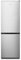 Hisense RB390N4AC20 Frigorifero Combinato a libera installazione,Total No frost con ventilazione multiflow, Inox Look, Altezza 185 cm, capacità netta 302 L