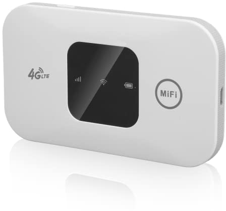 Zunate Portable Mini Travel Wireless 4G WiFi Router, Mobile WiFi Travel LTE Router with SIM Card Slot, 72 Hours of Standby 10 Users Sharing for Phone Laptop Desktop Tablet