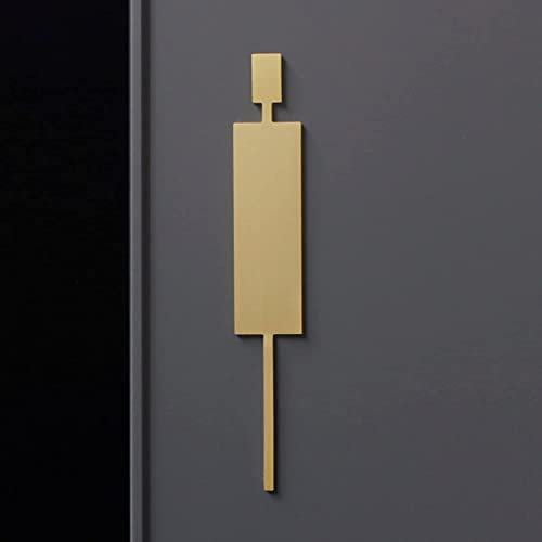 WC-Schilder, WC-Schild, WC-Schilder, WC-Schilder, WC-Schild, Messing-WC-Schild, Männer und Frauen, WC-Schild, Badezimmer-Türschild/Plakat, WC-Schild für Geschäft, Zuhause, Büro und Restaurant