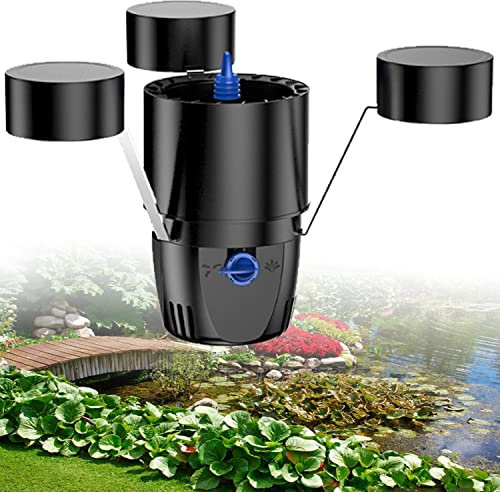 Skimmer flotante para estanque, skimmer y clarificador de piscina, limpiador automático de piscina, extractor de superficie de piscina, skimmer flotante de succión estanque de piscina, jardín
