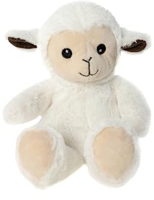 Habibi Premium Midi Deluxe – 2025 ovejas (cordero) con bolsa de grano extraíble – Cojín térmico para calentar en el microondas