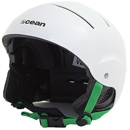OCEAN Bull Casco de Kitesurf y Deportes de Agua Unisex Blanco (M)
