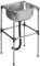Évier de Cuisine Autonome, Evier Utilitaire en Acier Inoxydable, L'Évier de Bassin Évier À Cuve Unique, pour Extérieur Intérieur, Buanderie, Arrière-Cour, Garage (Size : 37x31x60cm/14.5x12.2x23.6in)